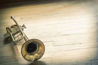 Trumpet Wooden Floor clipart