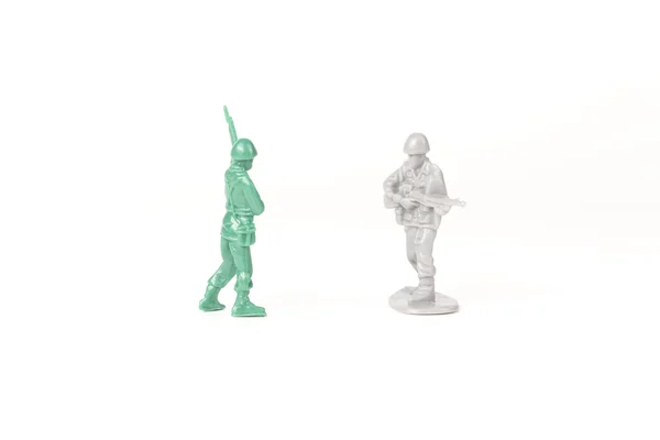 Army Men Rivals — Stock Photo, Image