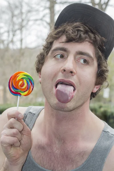 Silly Lollipop — Stock Photo, Image