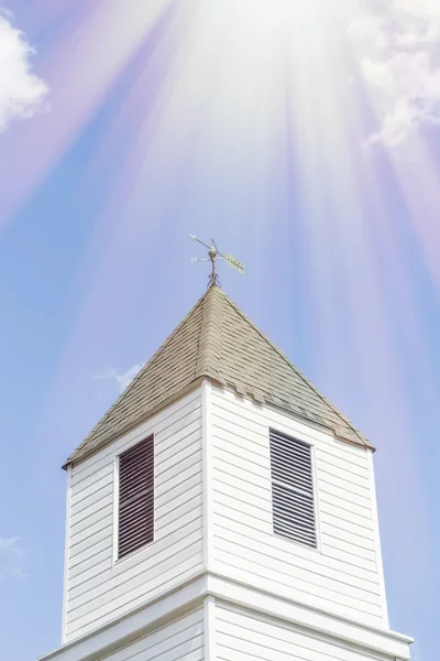 Iglesia antigua campanario — Foto de Stock