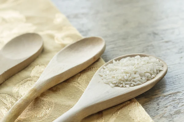 Long Grain Rice Cooking Background — Stock Photo, Image