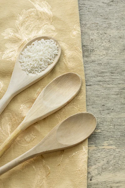 Long Grain Rice Cooking Background — Stock Photo, Image