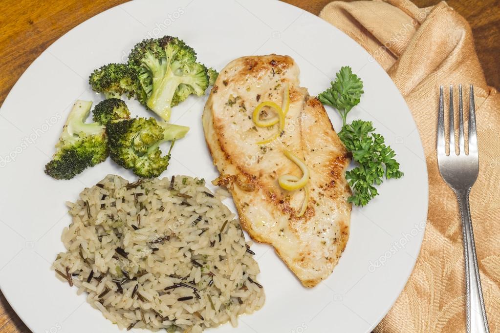 Lemon Chicken — Stock Photo © ezumeimages #72785673