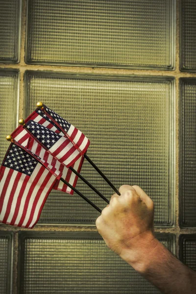 アメリカ国旗の愛国心 — ストック写真