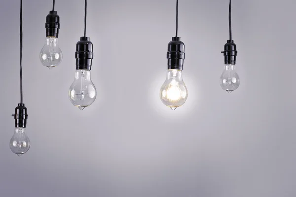 Лампочки Эдисона — стоковое фото