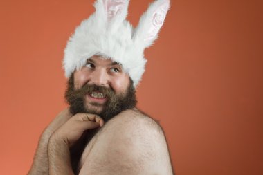 Embarrassed Bunny Man