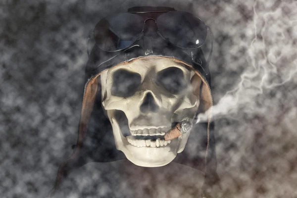 Aviator Skull — Φωτογραφία Αρχείου