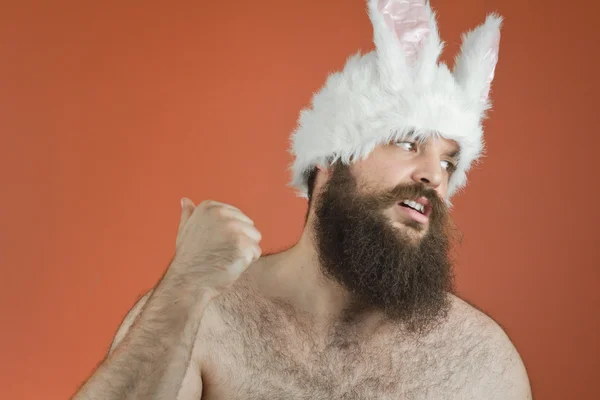 Blaming Bunny Man — Stock Photo, Image