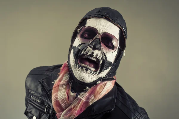 Aviator Skull — Φωτογραφία Αρχείου