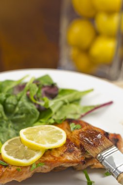 Izgara tavuk göğsü.