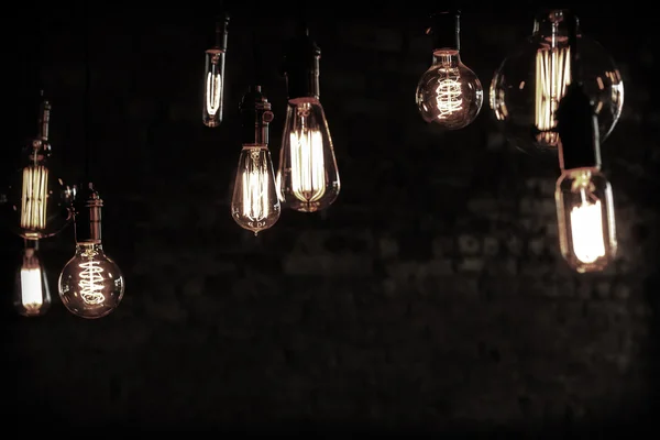 Edison glödlampor — Stockfoto