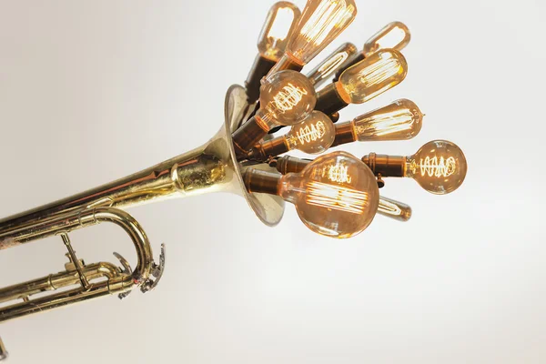 Edison Glühbirnen Trompete — Stockfoto