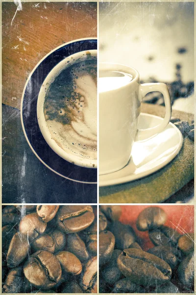 Collage di caffè — Foto Stock