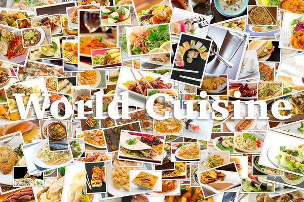 Collage Cuisine du Monde — Photo