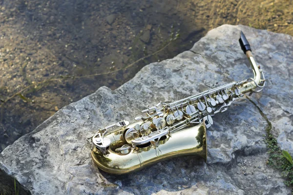 Jezioro saksofon — Zdjęcie stockowe
