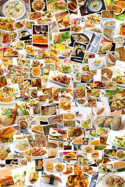 World Cuisine Collage — Stock Photo, Image