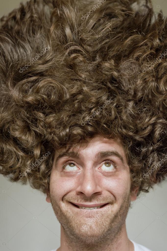 Screaming messy asian curly
