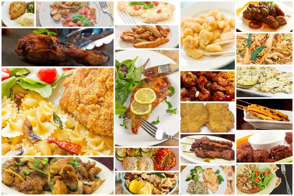 Chicken Collage — Stock Photo, Image