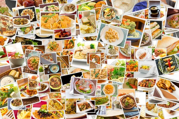 Wereld keuken Collage — Stockfoto