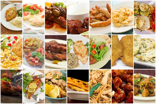 Chicken Collage — Stock Photo, Image