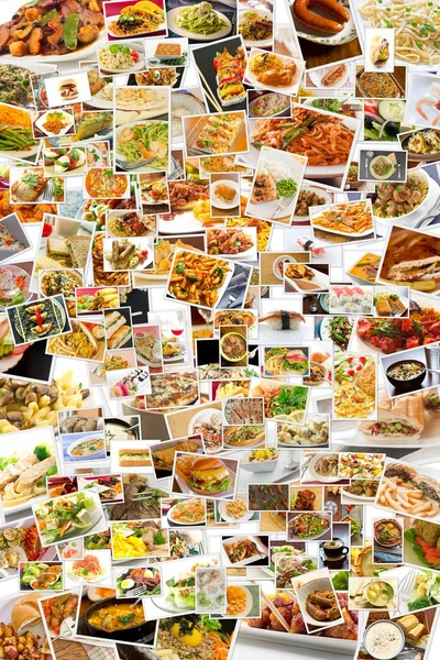 World Cuisine Collage — Stock Photo, Image