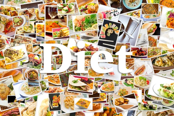 World Cuisine Collage — Stock Photo, Image