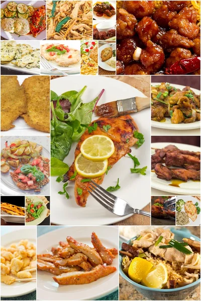 Chicken Collage — Stock Photo, Image