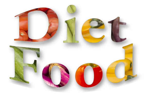 Diät Nahrungsmittel Grafik — Stockfoto
