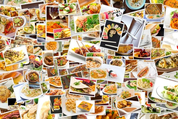 Wereld keuken Collage — Stockfoto
