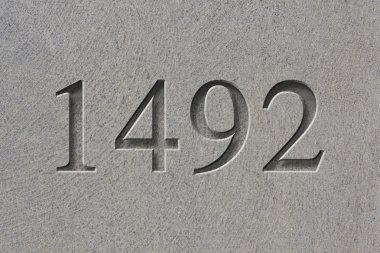 Oyulmuş tarihi yıl 1492