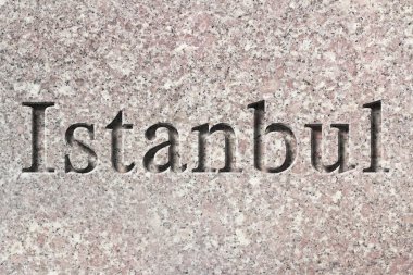 Oyulmuş şehir Istanbul