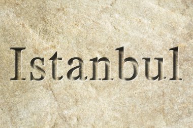 Oyulmuş şehir Istanbul