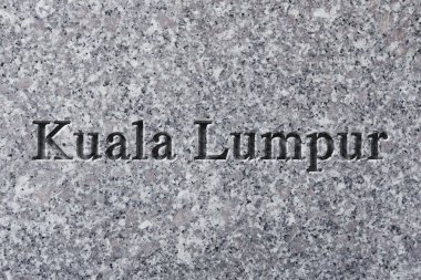 Oyulmuş şehir Kuala Lumpur