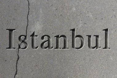 Oyulmuş şehir Istanbul