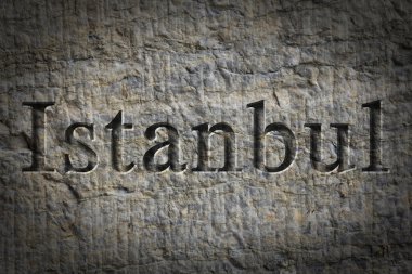 Oyulmuş şehir Istanbul