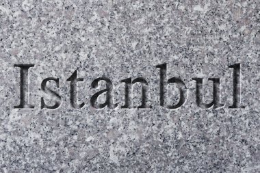 Oyulmuş şehir Istanbul