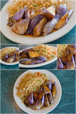 Çin kızarmış patlıcan