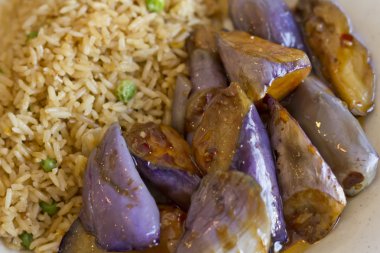 Çin kızarmış patlıcan