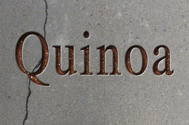 Quinoa Metin Gravür