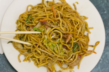 Çin domuz Lo Mein