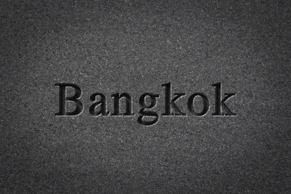 Engraved City Bangkok — Stock Photo, Image