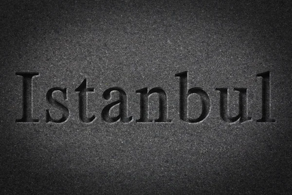 Oyulmuş şehir Istanbul