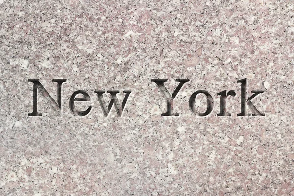 Ciudad grabada Nueva York —  Fotos de Stock