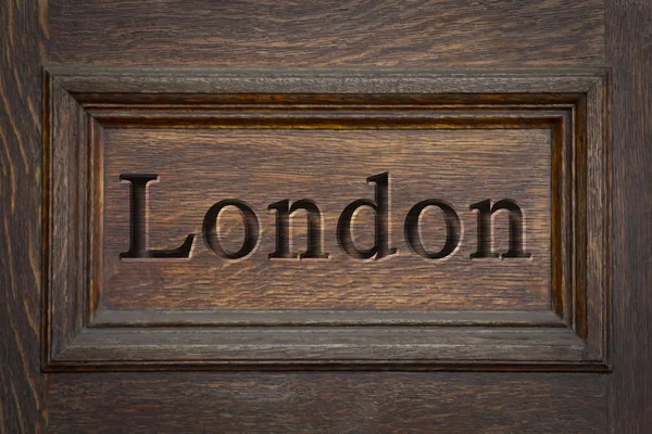 Engraved City London — Stock Photo, Image