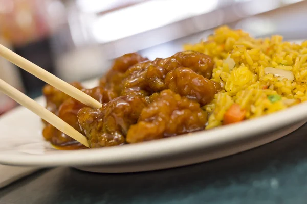 Poulet du général chinois tso — Photo