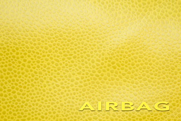 Wort Airbag-Innenraum — Stockfoto