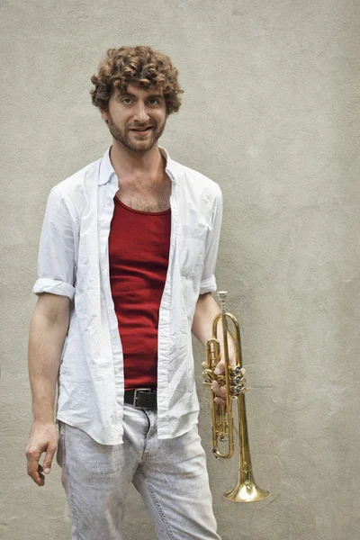 Jazz Trumpet — Stock Photo, Image