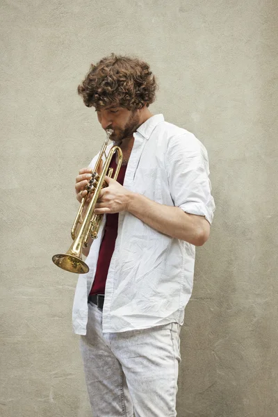 Jazztrumpet — Stockfoto