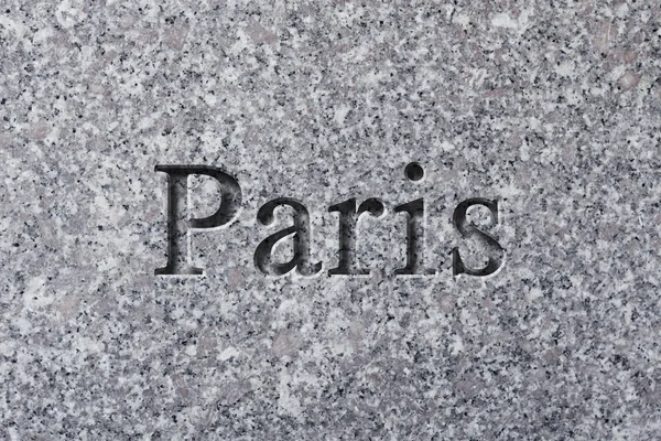 Cidade gravada paris — Fotografia de Stock