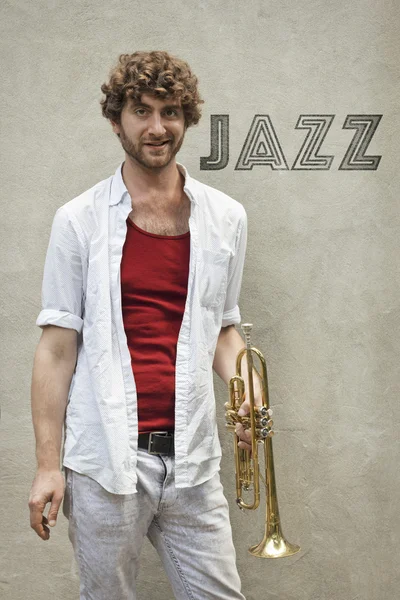 Jazz trubku — Stock fotografie